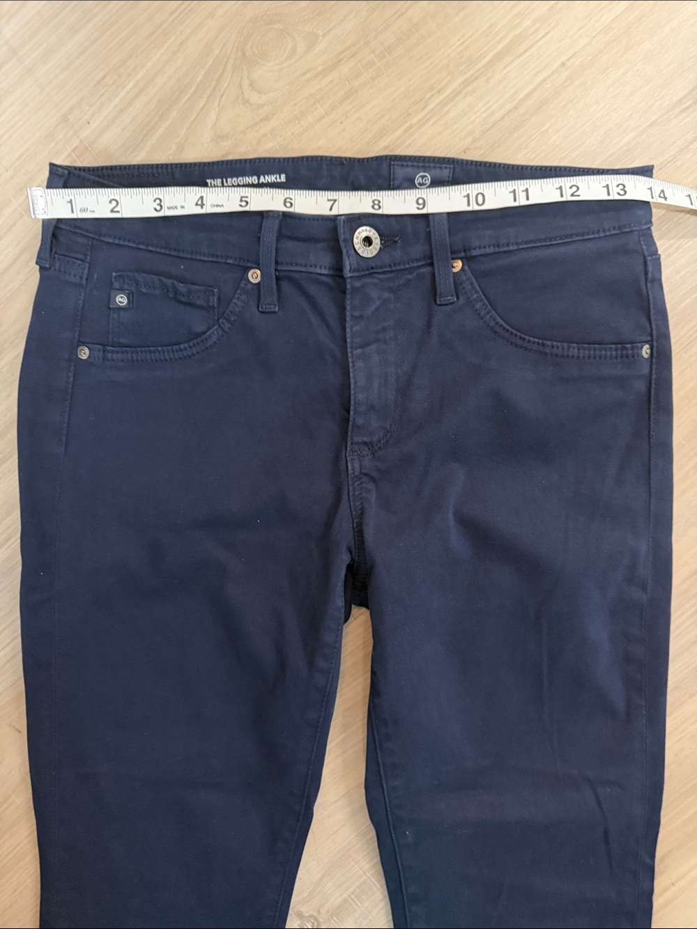 AG Adriano Goldschmied Dark Wash Super Skinny Ankle Legging Denim Jeans. Sz 26 - Picture 6 of 12